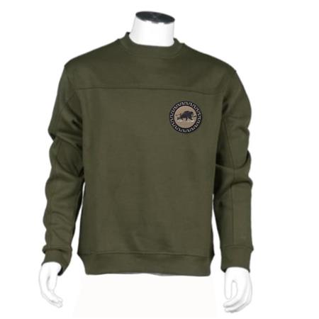 Herensweater Met Ronde Hals - Kaki Bartavel Nature Solitair Cuello Redondo - Kaki Ronde Hals - Kaki