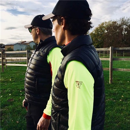 HERENVEST FRANCITAL DUVET NEW LIFE DOWN REVERSIBLE - KAKI/ZWART