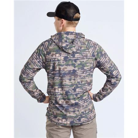 HERRE-HOODIE PINEWOOD AIR VENT HOODIE - GRØN CAMOUFLAGE
