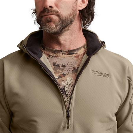 HERRE-HOODIE SITKA ALPHA HOODIE - BUCKSKIN
