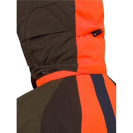 HERRE JAGTJAKKE TIL DRIVEJAGT BERETTA THORN RESISTANT EVO JACKET - BRUN/ORANGE