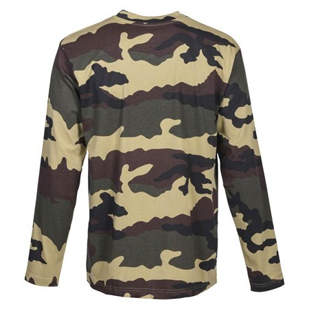 HERRE LANGÆRMET T-SHIRT PERCUSSION - CAMO