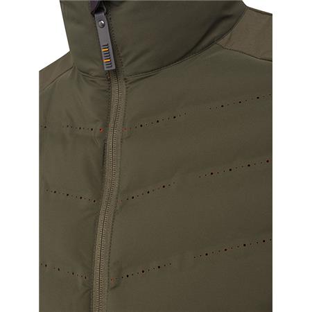 HERRE ÆRMELØS DUNVEST BERETTA BEZOAR HYBRID VEST - GRØN