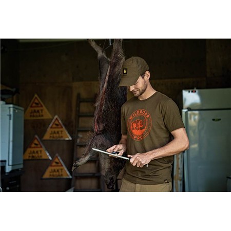 HERRE T-SHIRT HARKILA WILDBOAR - GRØN