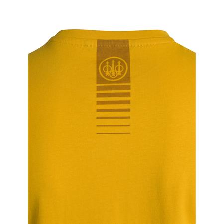 HERRE T-SHIRT MED KORTE ÆRMER BERETTA OUTLINE - SAFRAN GUL