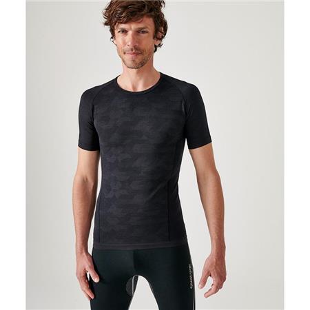 Herre T-Shirt Med Korte Ærmer Damart Dynamic Climatyl - Sort