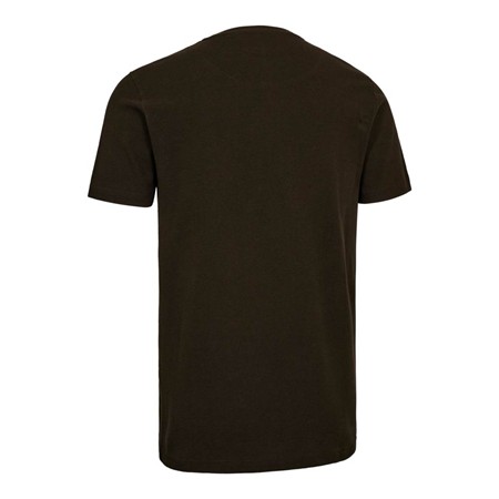 HERRE T-SHIRT MED KORTE ÆRMER DEERHUNTER GRIFFIN - ODDERBRUN