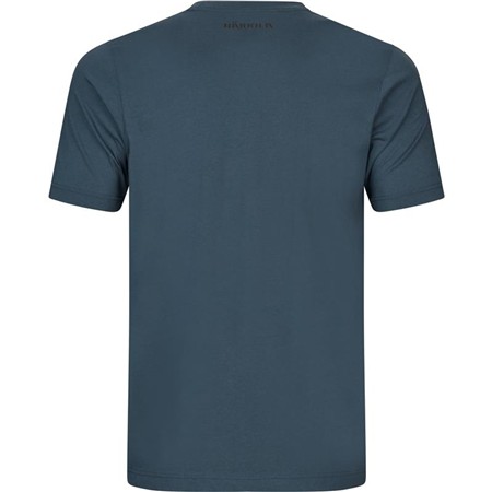 HERRE T-SHIRT MED KORTE ÆRMER HARKILA H-LOGO S/S - HAVBLÅ