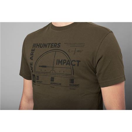 HERRE T-SHIRT MED KORTE ÆRMER HARKILA IMPACT S/S - GRØN
