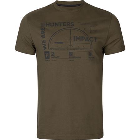 Herre T-Shirt Med Korte Ærmer Harkila Impact S/S - Grøn