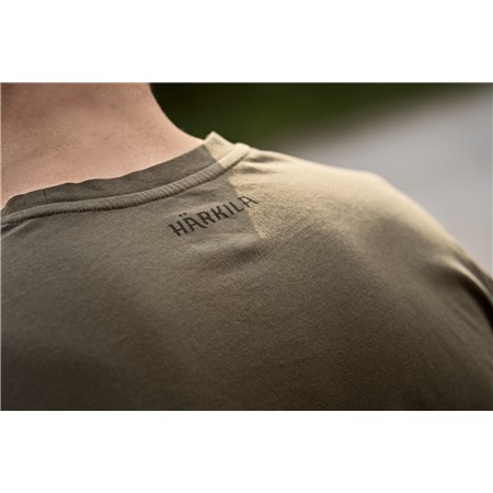 HERRE T-SHIRT MED KORTE ÆRMER HARKILA SCANDINAVIAN - FOREST NIGHT