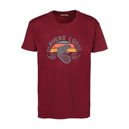 Herre T-Shirt Med Korte Ærmer Idaho Castor - Rød