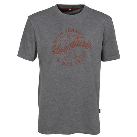 Herre T-Shirt Med Korte Ærmer Idaho Tennessee - Grå