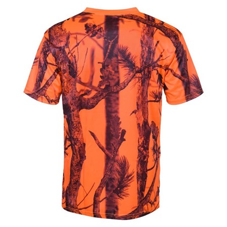 HERRE T-SHIRT MED KORTE ÆRMER PERCUSSION FLUO - GHOSTCAMO BLAZE