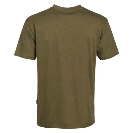 HERRE T-SHIRT MED KORTE ÆRMER PERCUSSION SERIGRAPHIE - HJORT - KHAKI