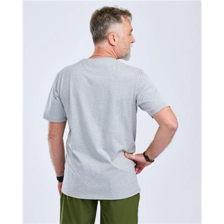 HERRE T-SHIRT MED KORTE ÆRMER PINEWOOD FINNVEDEN RECYCLED OUTDOOR - SKOVGRÅ