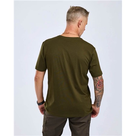 HERRE T-SHIRT MED KORTE ÆRMER PINEWOOD RED DEER - GRØN