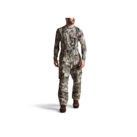 HERREBUKSER MED SELER SITKA BLIZZARD AEROLITE BIB - OPTIFADE OPEN COUNTRY