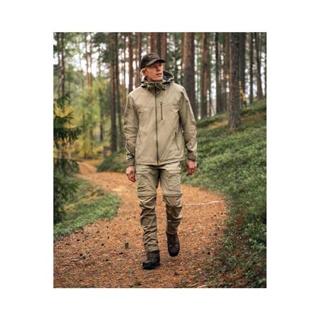 HERREBUKSER PINEWOOD FINNVEDEN HYBRID ZIP-OFF - KAKI