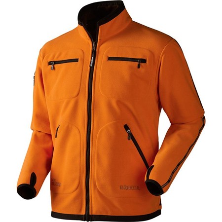 HERREFLEECE HARKILA KAMKO VENDBAR - GRØN/ORANGE