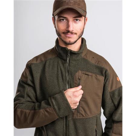 HERREFLEECE PINEWOOD SMÅLAND FOREST FLEECE - GRØN