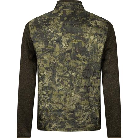 HERREFLEECE SEELAND THEO HYBRID JACKET CAMO - GRØN CAMO