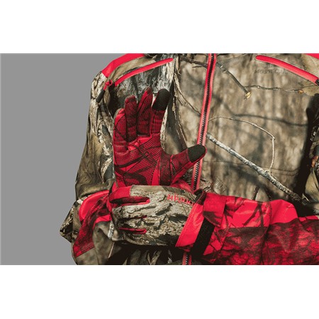 HERREHANDSKER HARKILA MOOSE HUNTER 2.0 FLEECE - ORANGE KAMOUFLAGE