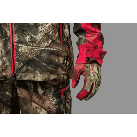 HERREHANDSKER HARKILA MOOSE HUNTER 2.0 FLEECE - ORANGE KAMOUFLAGE