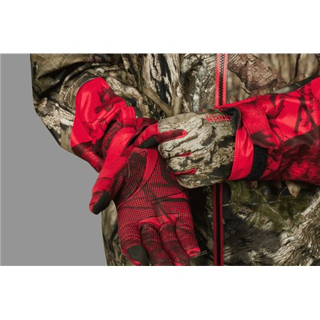HERREHANDSKER HARKILA MOOSE HUNTER 2.0 FLEECE - ORANGE KAMOUFLAGE
