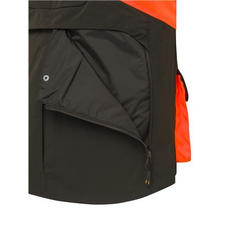 HERREJAGTVEST BERETTA THORN RESISTANT - BRUN BARK/ORANGE