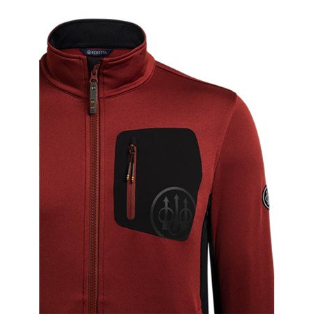HERREJAKKE BERETTA SMARTECH EVO FLEECE JACKET - MADDERBRUN