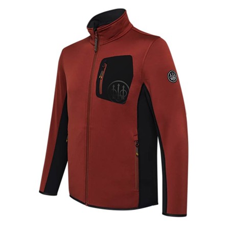 Herrejakke Beretta Smartech Evo Fleece Jacket - Madderbrun