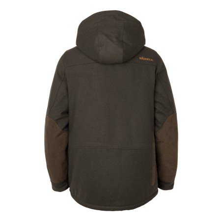 HERREJAKKE HARKILA KODIAK CLEVERWOOL HSP INSULATED - MØRK JAGTGRØN/SKYGGEBRUN