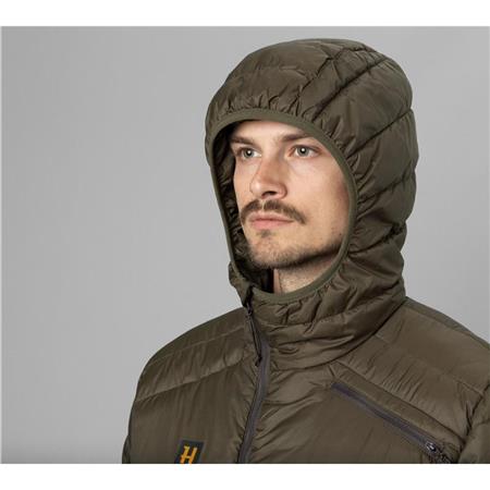 HERREJAKKE HARKILA LOGMAR INSULATED PACKABLE HOODED - GRØN