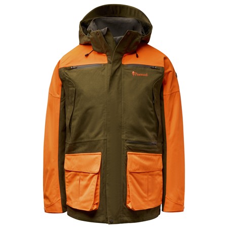 Herrejakke Pinewood Furudal Expert 2L - Oliven/Orange