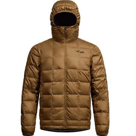 Herrejakke Sitka Microdown Hooded - Coyote