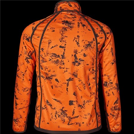 HERREN-FLEECE SEELAND VANTAGE WENDBAR - KAKI/ORANGE