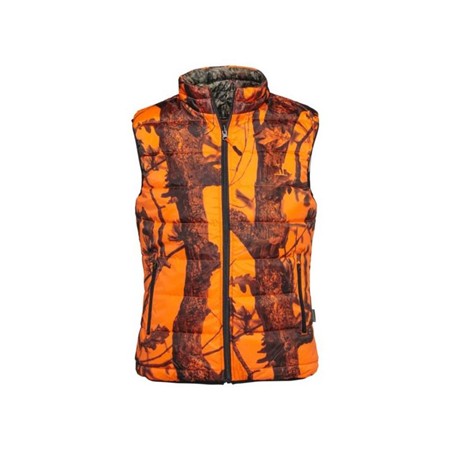 HERREN JAGDWESTE PERCUSSION WARM REVERSIBLE - WALD