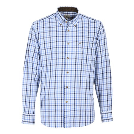 Herren-Langarmhemd Prohunt Billy - Hellblau/Ibex