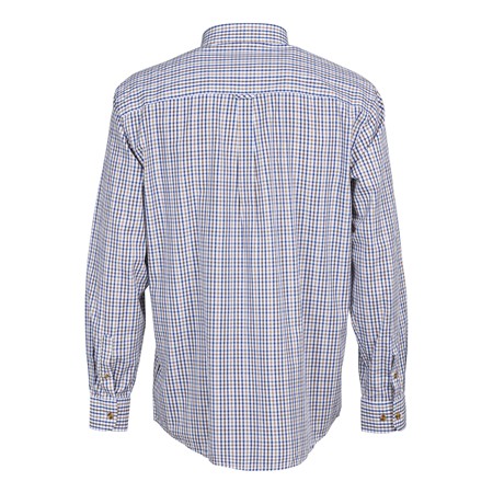 HERREN-LANGARMHEMD PROHUNT NEUVY - BRAUN/BLAU/IBEX