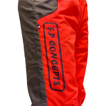 HERREN-PIRSCHHOSE F.P CONCEPTS CAYENNE VORNE BESCHICHTET - ORANGE/BRAUN