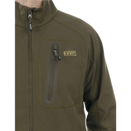 HERREN PULLOVER HART IBICE-PS - OLIVE FONCÉ