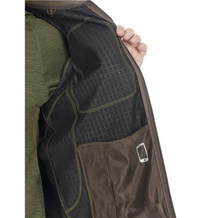 HERREN PULLOVER HART IBICE-PS - OLIVE FONCÉ