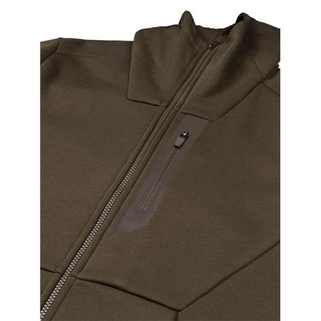 HERREN-SWEAT MIT REIßVERSCHLUSS HARKILA HOODIE - KHAKI