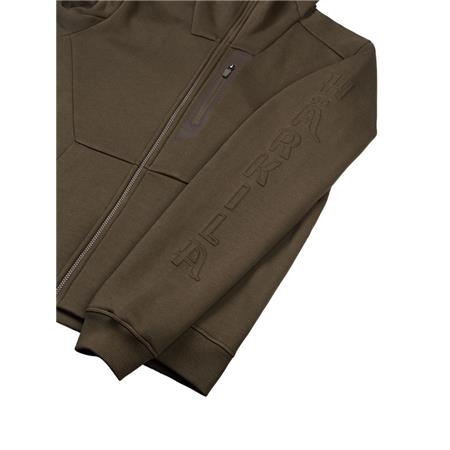 HERREN-SWEAT MIT REIßVERSCHLUSS HARKILA HOODIE - KHAKI