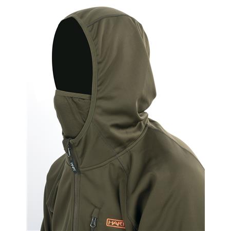HERREN SWEATSHIRT HART STILK-HXT HOODIE - OLIVE FONCÉ