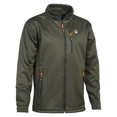 Herren-Sweatshirt Percussion Zippé - Khaki