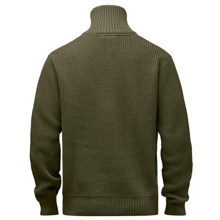 HERREN SWEATSHIRT PINEWOOD PHILIP KNITTED - OLIVE GREEN