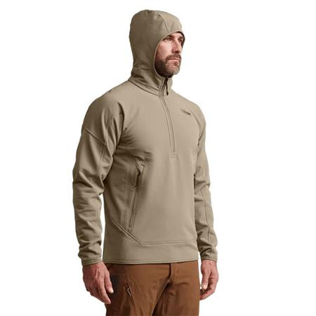 HERREN SWEATSHIRT SITKA ALPHA HOODIE - BUCKSKIN