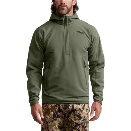 HERREN SWEATSHIRT SITKA ALPHA HOODIE - OLIVE GREEN
